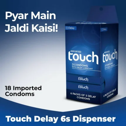 Imported Touch Condom with Delay Lubricant Full Pack